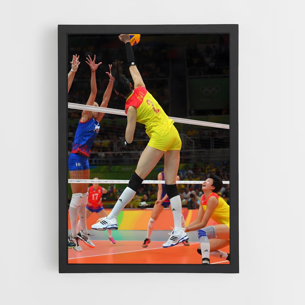 Poster Zhu ting – affiche Volleyball (vue 2)